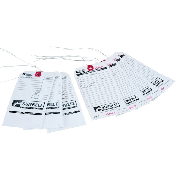 Service Repair Tags (box of 500) 14.9" x10.7" x3.6"